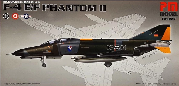 F-4 E/F Phantom 2 PM Model Demonte Plastik Uçak Maket Kiti ürün görseli 1