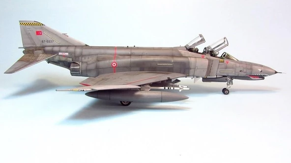 F-4 E/F Phantom 2 PM Model Demonte Plastik Uçak Maket Kiti - Resim 5