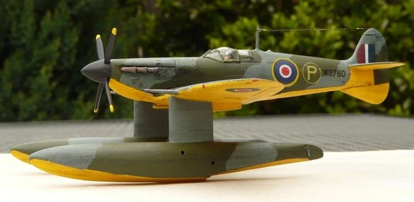 Supermarine Spitfire Vb FloatPlane PM Model Demonte Plastik Uçak Maket Kiti - Resim 2