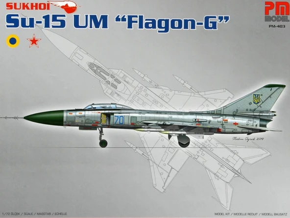 Su-15 Um Pm Model Önleme Uçağı Demonte Plastik Maketi ürün görseli 1