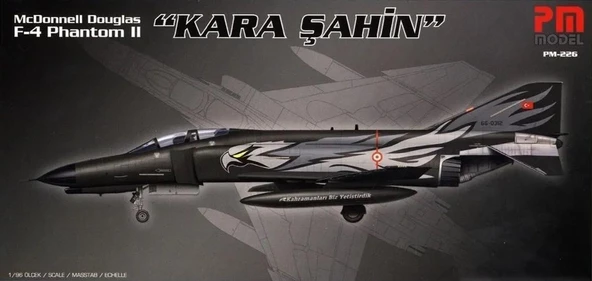 F-4 Phantom 2 Kara Şahin PM Model Demonte Plastik Uçak Maket Kiti ürün görseli 1