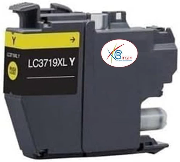 Brother Uyumlu  LC-3719XL Sarı Muadil Kartuş Yüksek Kapasiteli ürün görseli 1