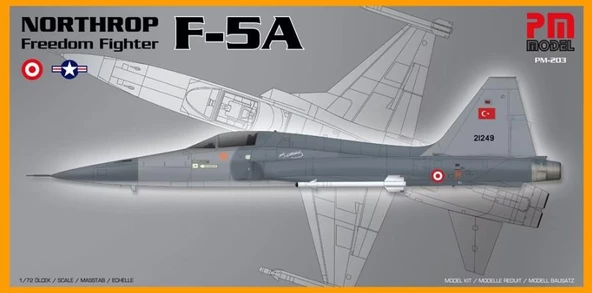 Northrop F-5 A Freedom Fighter PM Model Demonte Plastik Uçak Maket Kiti ürün görseli 1