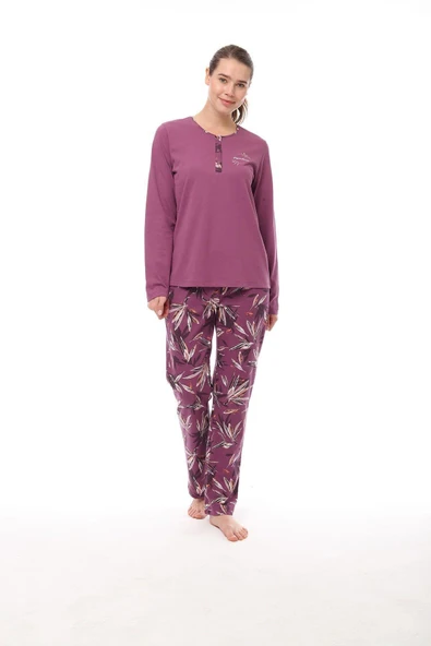 Pijadore 1561 Kadın Uzun Kollu Pijama Takım ürün görseli 1