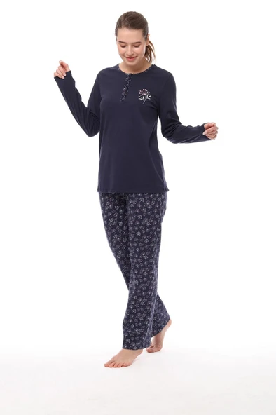 Pijadore 1543 Kadın Uzun Kol Pijama Takım ürün görseli 1