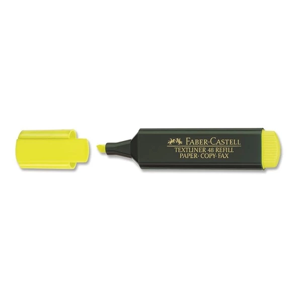 Faber Castell Textliner Fosforlu Kalem Sarı 10`lu KUTU ürün görseli 1