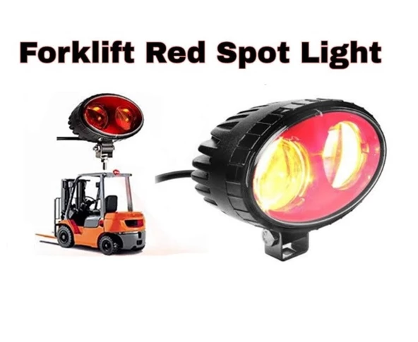 Forklift Red Spot Kırmızı Güvenlik Işığı 10-80v ürün görseli 1