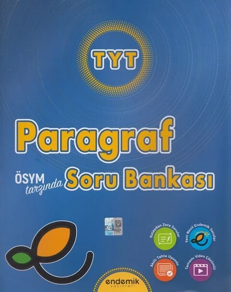 Endemik TYT Paragraf Soru Bankası Endemik Yayınları ürün görseli 1