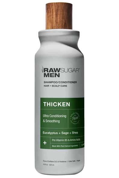Raw Sugar Men Thicken Şampuan ve Saç Kremi 532ML ürün görseli 1