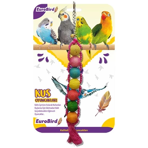EuroBird Kuş Oyuncağı Dizili Boncuk ürün görseli 1