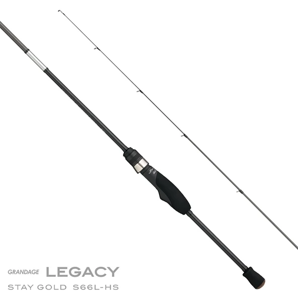Apia Grandage Legacy Stay Gold S66L-HS 1.98m 0.3 - 10gr LRF Olta Kamışı ürün görseli 1
