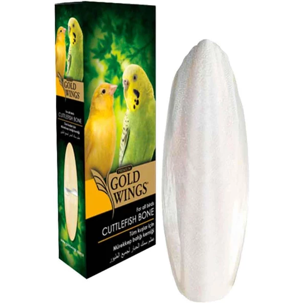 Gold Wings Premium Mürekkep Balığı Kalamar Kemiği Küçük ürün görseli 1