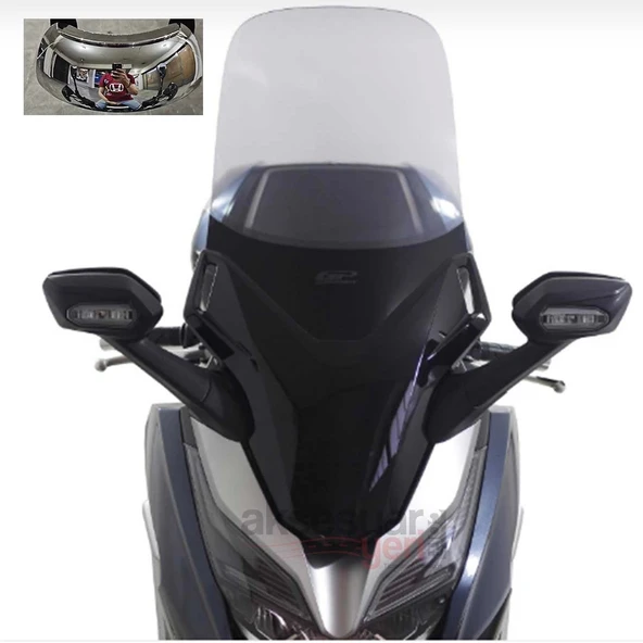 Honda Forza 250 Uyumlu Motosiklet Kör Nokta Aynası - 180 Derece Görüş ürün görseli 1