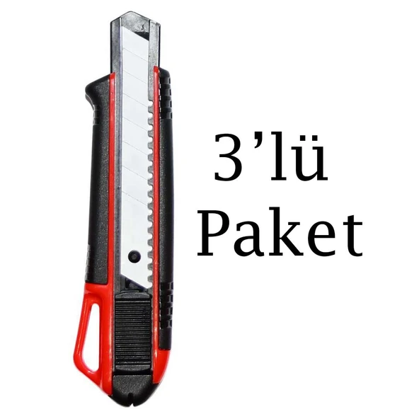 Brio Maket Bıçağı Pro-Plast 18 Mm 3'lü Paket ürün görseli 1