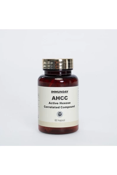 AHCC Aktif Heksoz Korele Bileşik Shiitake Mantarı İçeren Takviye Edici Gıda 60 Kapsül 500 mg ürün görseli 1