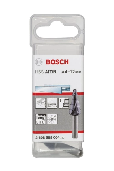 Bosch Hss-Altin 5 Kademeli Matkap Ucu 4-12 Mm ürün görseli 1