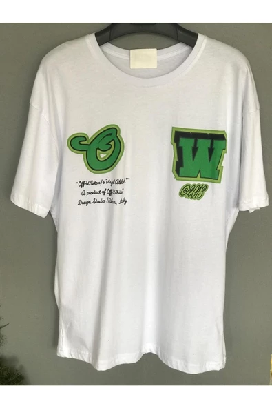 OFF WHITE UNISEX OVERSIZE T-SHİRT ürün görseli 1