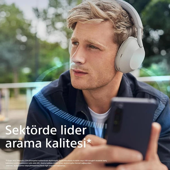 PTTAVM: Sony WH-1000XM5 Kulak Üstü Bluetooth Kulaklık Beyaz