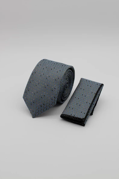 Gri Desenli 6 Cm Kravat 1090240102 ürün görseli 1