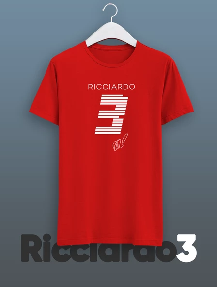 Daniel Ricciardo 3 Tshirt - Resim 2