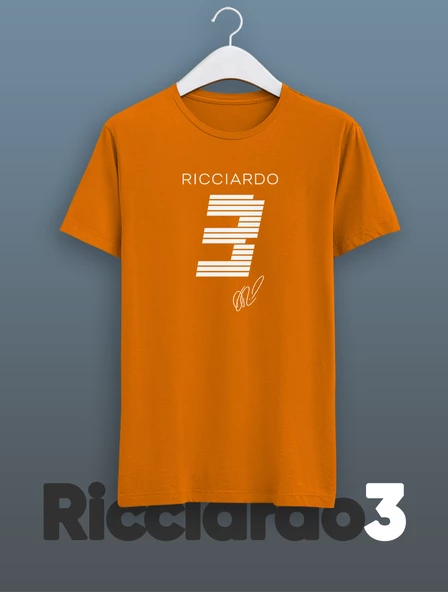 Daniel Ricciardo 3 Tshirt - Resim 6