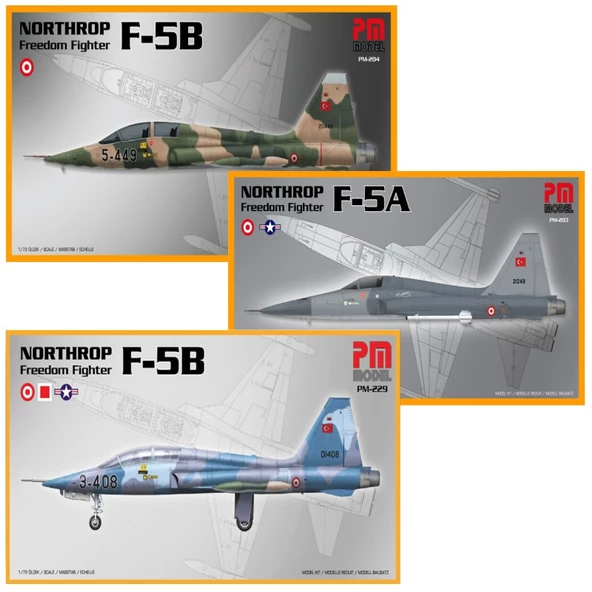 MAKET SET ( F-5 B , F-5 A, F-5 B AGG ) ürün görseli 1