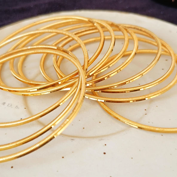 Gümüş Gold Ajda Kadın Bilezik SL7986 - Resim 2