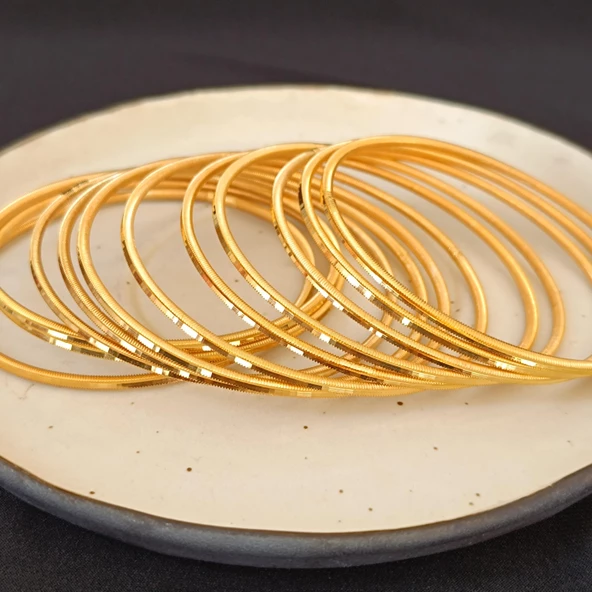 Gümüş Gold Ajda Kadın Bilezik SL7986 - Resim 6