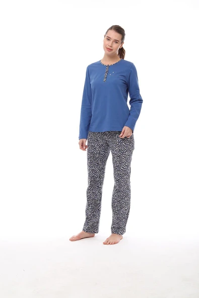Pijadore 1559 Kadın Uzun Kollu Pijama Takım ürün görseli 1