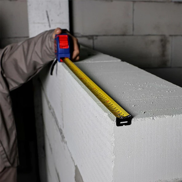 WORKPRO WP261008 3Mx16mm/10Ft. Naylon Kaplama Sarı Çelik Şerit Metre - Resim 7