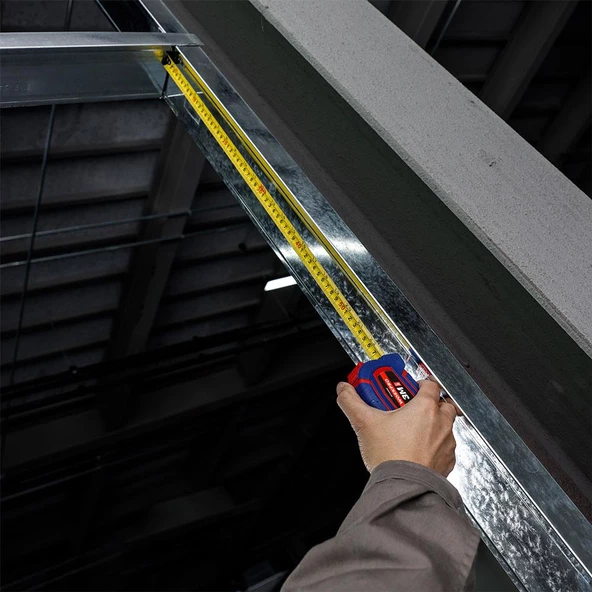WORKPRO WP261008 3Mx16mm/10Ft. Naylon Kaplama Sarı Çelik Şerit Metre - Resim 6