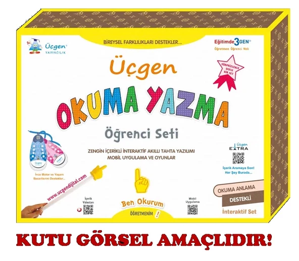 Üçgen 2025 1. Sınıf Okuma Yazma Seti A-N-E-T-İ-L ürün görseli 1
