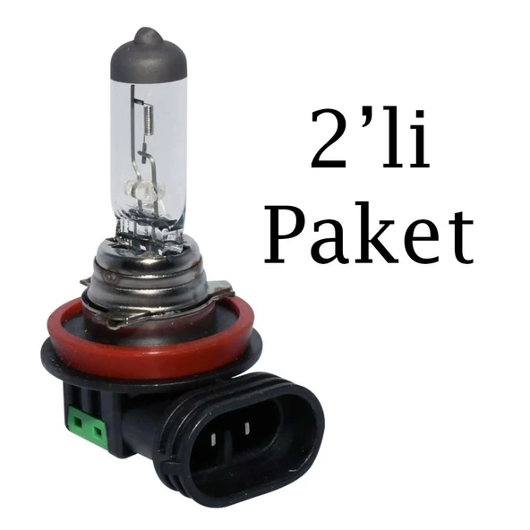 Ampul Halojen H11 12V 55W Pgj19-2 64211 2'li Paket ürün görseli 1