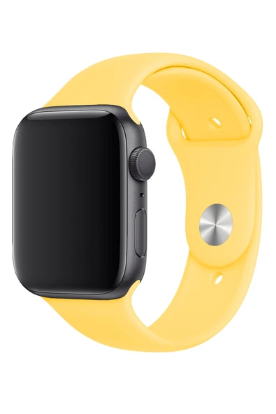 Apple watch uyumlu silikon kordon - Resim 3