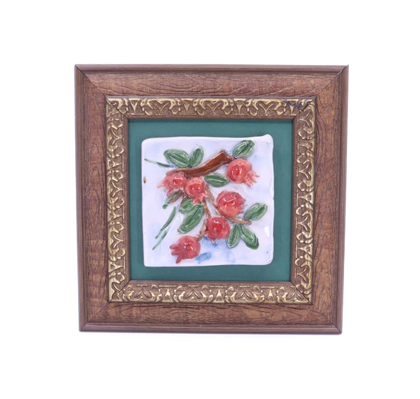 Seramik Nar Ağacı Duvar Tablosu 20 cm x 20 cm ürün görseli 1
