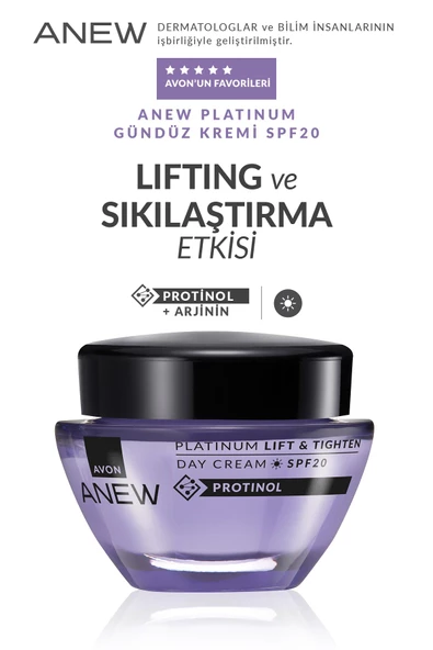 Avon Anew Platinum Gündüz Kremi SPF20 ürün görseli 1