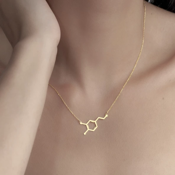 925 Ayar Gümüş Serotonin Kolye - Resim 3
