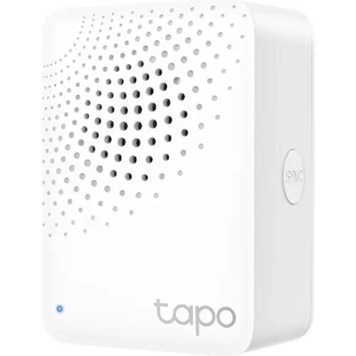 TP-LINK Tapo H100, Tapo Akıllı Hub, Tapo Akıllı Anahtar, Düğme ve Sensörle Çalışır, 64 Cihaz Bağlanabilir, 19 Zil Sesi Seçeneği, Kablolama Gerekmez ürün görseli 1