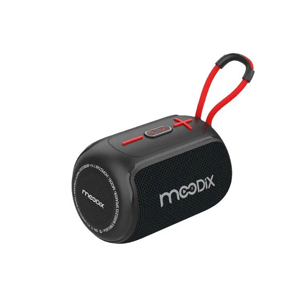Moodix HO23T10 Bluetooth Hoparlör Siyah 5W IPX6 Suya Dayanıklı ürün görseli 1