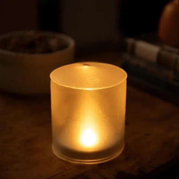 Luci Solar Inflatable Candle - Resim 3