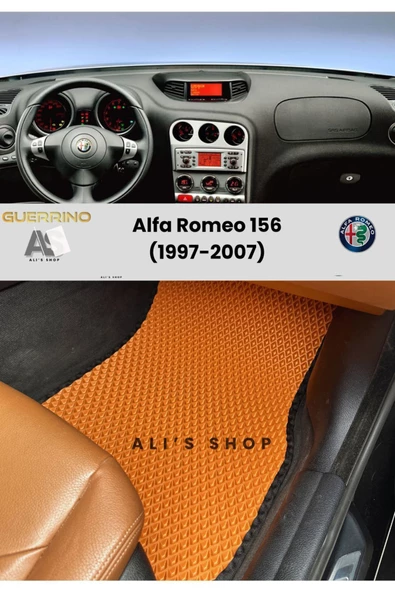 Guerrino Alfa Romeo-156 Için 1997-2007 Arası Araca Özel Yeni Nesil Eva Mat Oto Paspas Havuzlu Araba Paspası ürün görseli 1