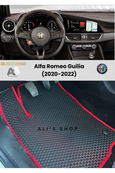 Guerrino Alfa Romeo-giulia Için 2020-2022 Arası Araca Özel Yeni Nesil Eva Mat Oto Paspas Havuzlu Paspas ürün görseli 1