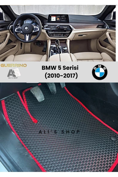 Guerrino Bmw-5 Serisi Için 2010-2017 Arası Araca Özel Yeni Nesil Eva Mat Oto Paspas Havuzlu Araba Paspası ürün görseli 1