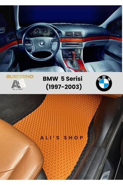 Guerrino Bmw-5 Serisi Için 1997-2003 Arası Araca Özel Yeni Nesil Eva Mat Oto Paspas Havuzlu Araba Paspası ürün görseli 1