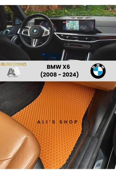 Guerrino BMW-X6 İÇİN 2008-2024 ARASI ARACA ÖZEL YENİ NESİL EVA MAT OTO PASPAS HAVUZLU EVA ARABA PASPASI ürün görseli 1