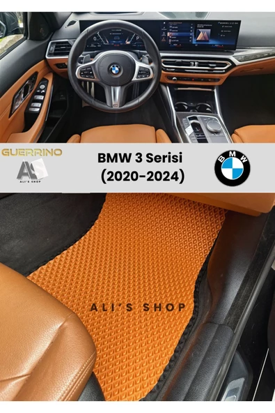 Guerrino Bmw-3 Serisi Için 2020-2024 Arası Araca Özel Yeni Nesil Eva Mat Oto Paspas Havuzlu Araba Paspası ürün görseli 1