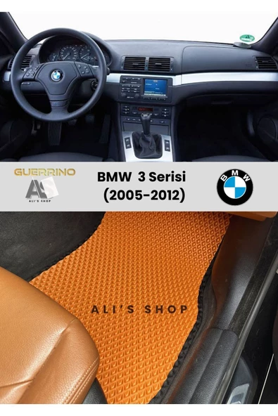 Guerrino Bmw-3 Serisi Için 2005-2012 Arası Araca Özel Yeni Nesil Eva Mat Oto Paspas Havuzlu Araba Paspası ürün görseli 1
