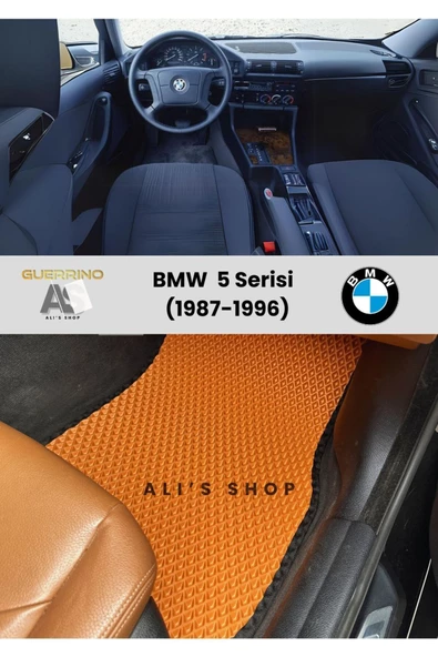 Guerrino Bmw-5 Serisi Için 1987-1996 Arası Araca Özel Yeni Nesil Eva Mat Oto Paspas Havuzlu Araba Paspası ürün görseli 1