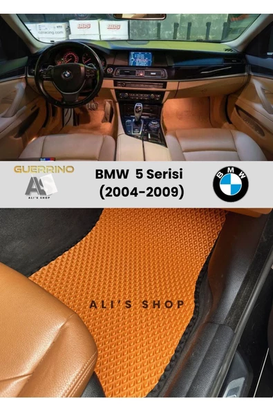 Guerrino Bmw-5 Serisi Için 2004-2009 Arası Araca Özel Yeni Nesil Eva Mat Oto Paspas Havuzlu Araba Paspası ürün görseli 1