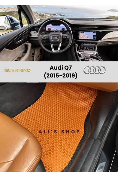 Guerrino Audi-q7 Için 2015-2019 Arası Araca Özel Yeni Nesil Eva Mat Oto Paspas Havuzlu Araba Paspası ürün görseli 1
